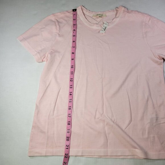 Madewell Womens Pink Cotton Perfect Crewneck T-Shirt Size XS - Picture 4 of 6